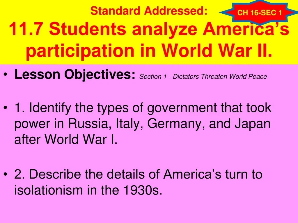standard addressed 11 7 students analyze america s participation in world war ii