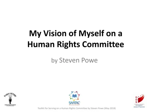 My Vision of Myself on a Human Rights Committee