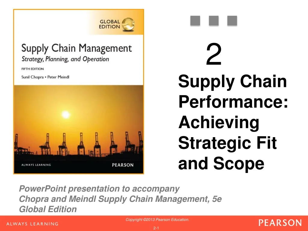 supply chain performance achieving strategic fit and scope
