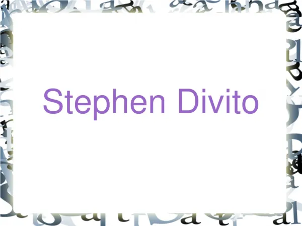 Stephen Divito