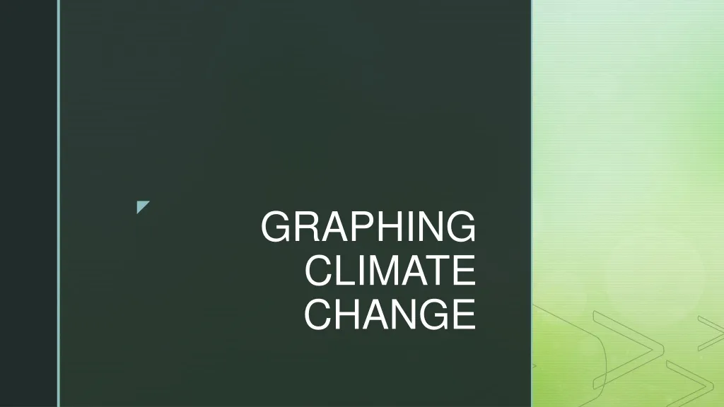 graphing climate change