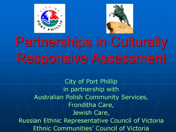 Partnerships in Culturally Responsive Assessment