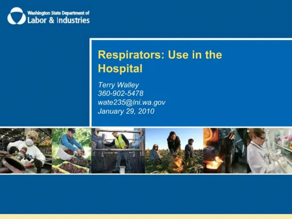 Respirators: Use in the Hospital