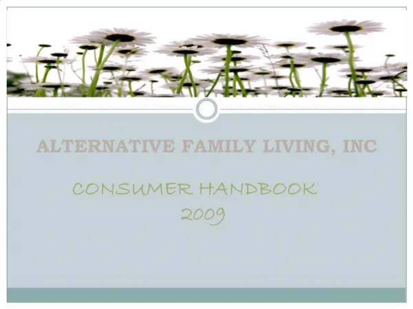 ALTERNATIVE FAMILY LIVING, INC