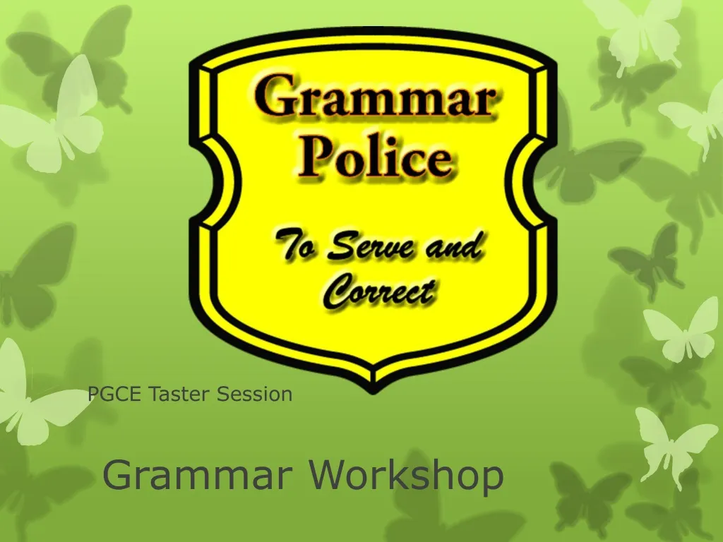 grammar workshop