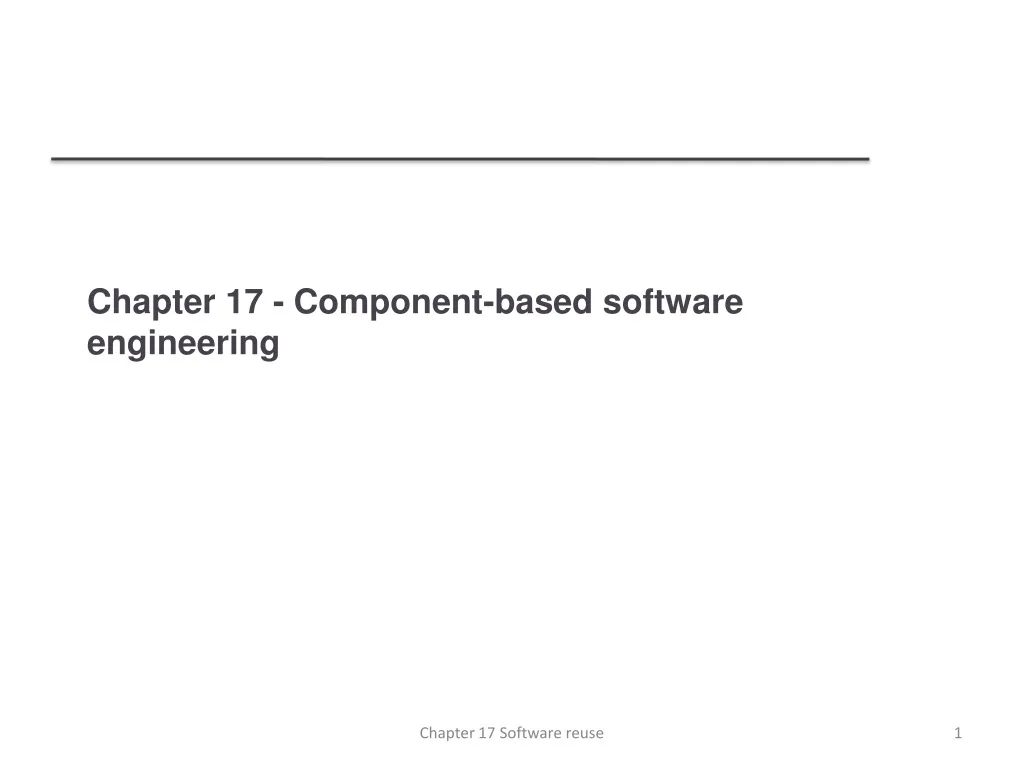 chapter 17 component based software engineering