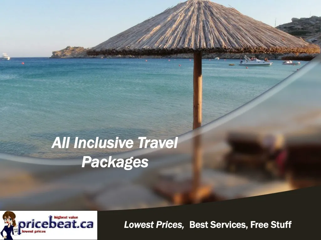 all inclusive travel packages