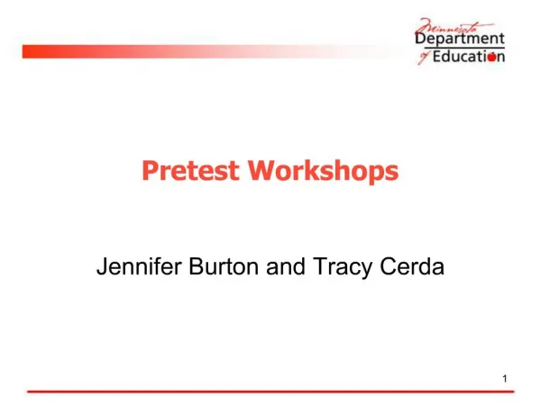 Pretest Workshops