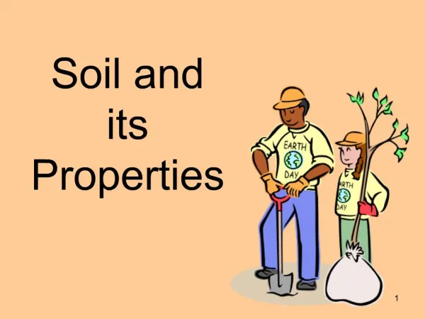 Soil and its Properties
