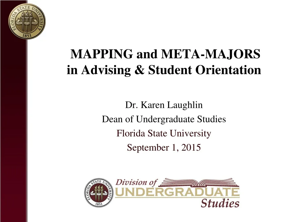 mapping and meta majors in advising student