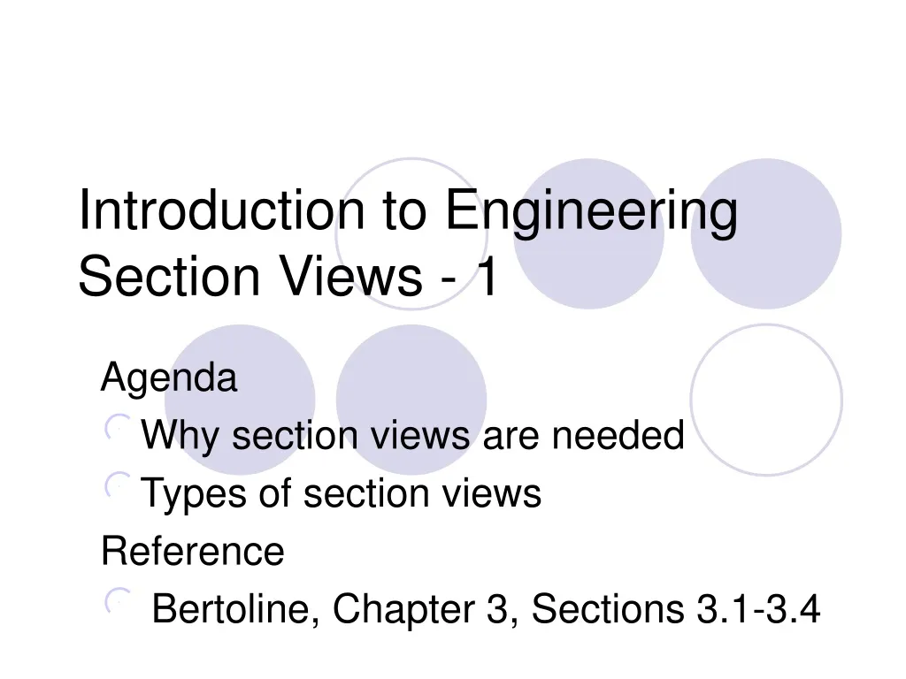 introduction to engineering section views 1