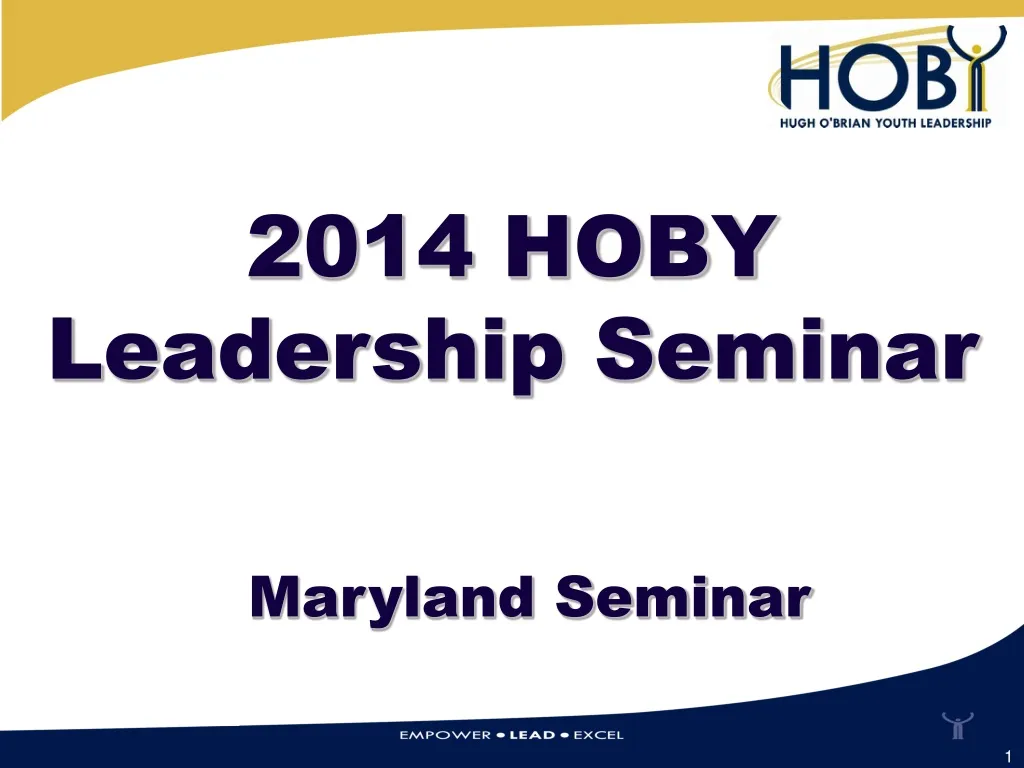 2014 hoby leadership seminar