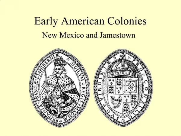 Early American Colonies