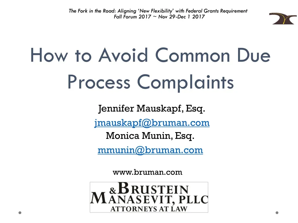 how to avoid common due process complaints