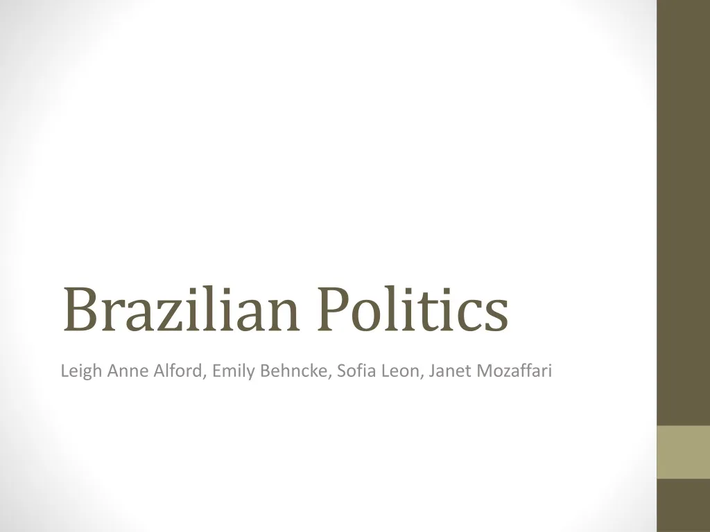 brazilian politics