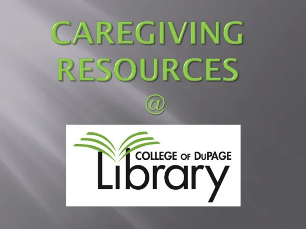 Caregiving Resources
