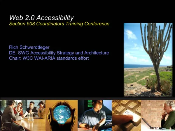 Web 2.0 Accessibility Section 508 Coordinators Training Conference