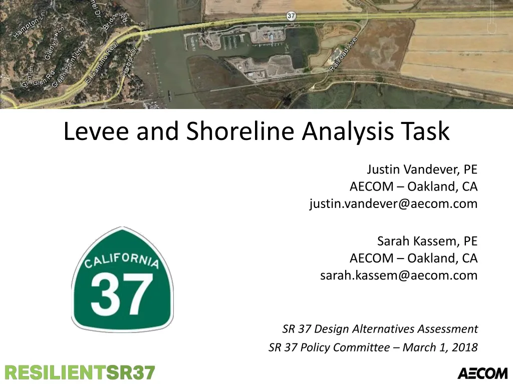 levee and shoreline analysis task