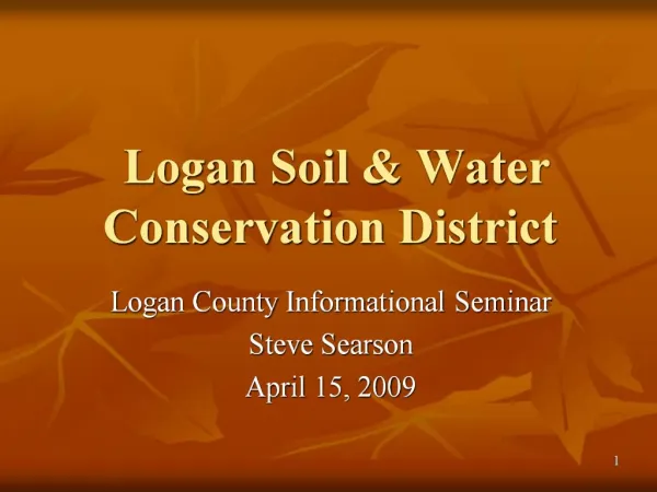 Logan Soil Water Conservation District