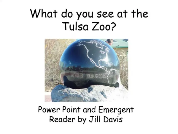 What do you see at the Tulsa Zoo
