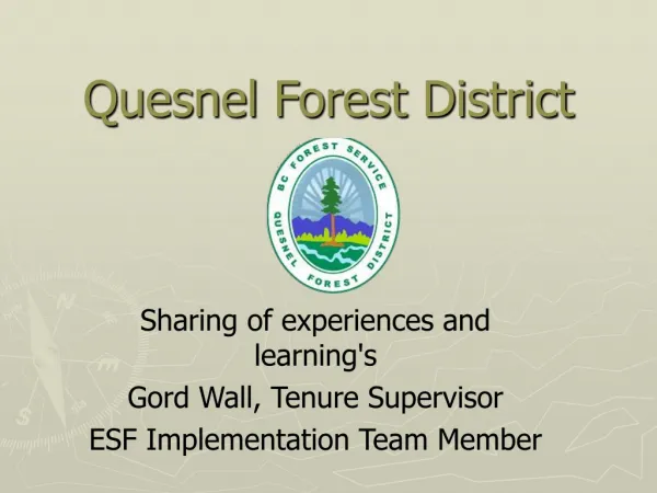 Quesnel Forest District