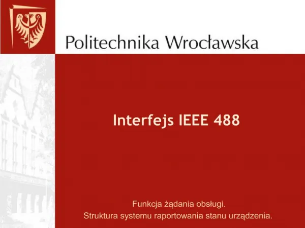 Interfejs IEEE 488