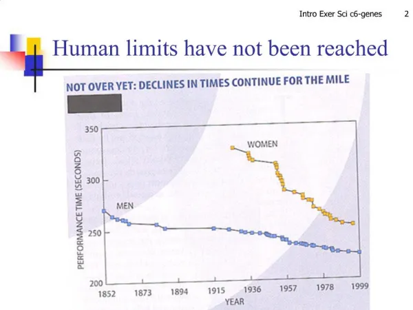 Limits to human performance