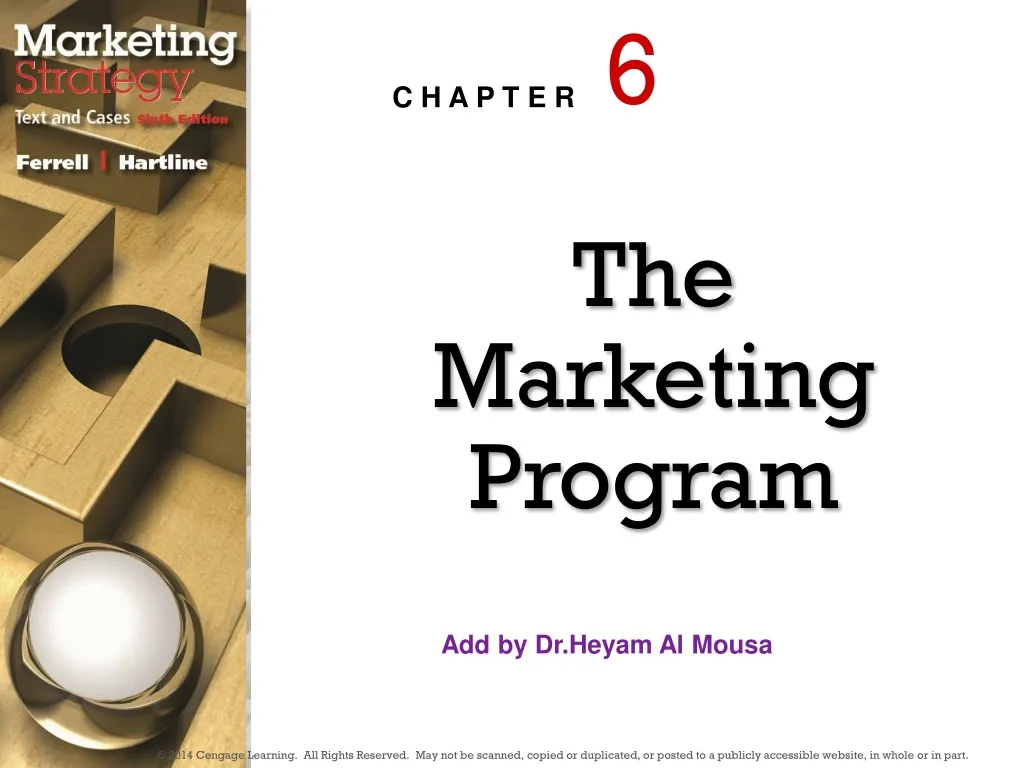 the marketing program