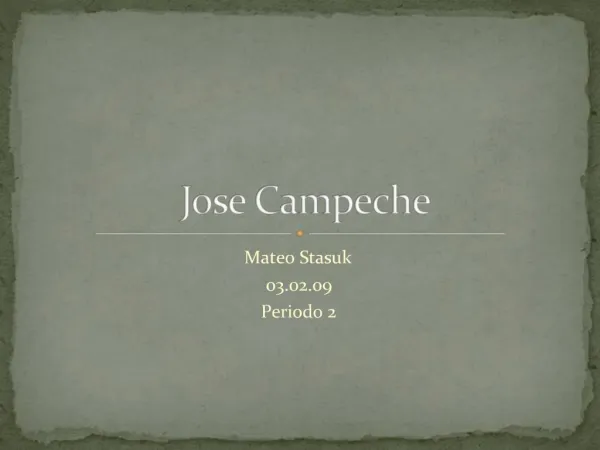 Jose Campeche