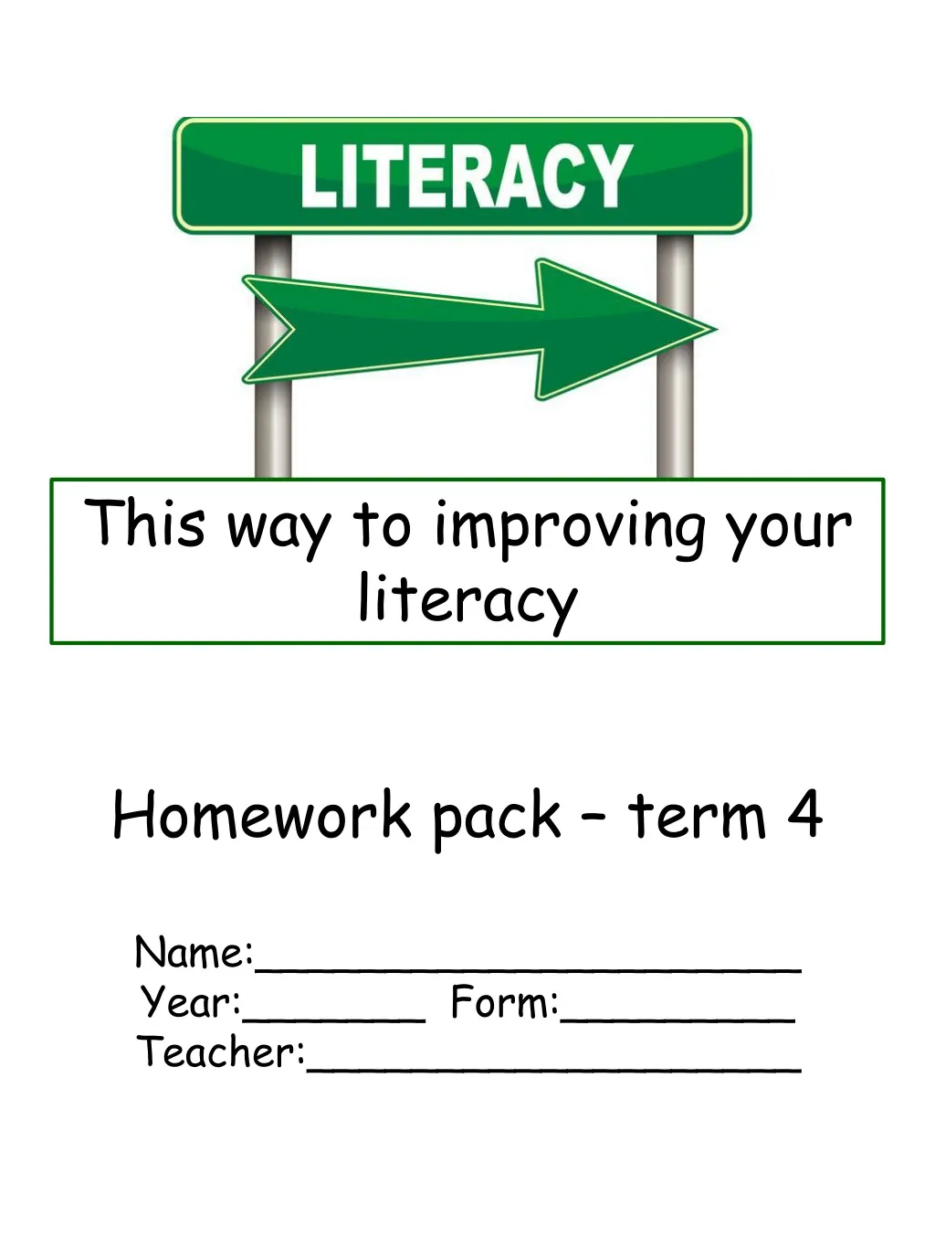 this way to improving your literacy