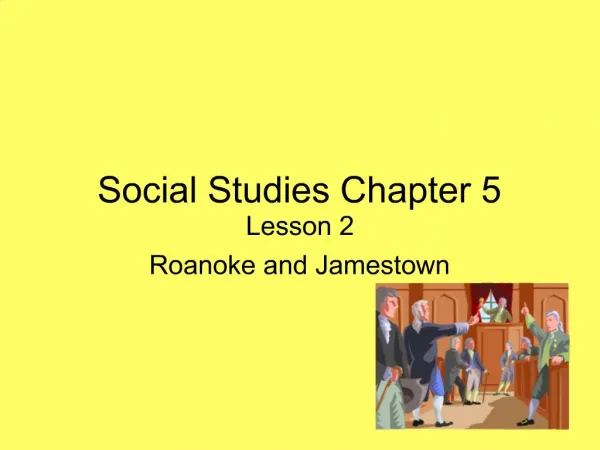 Social Studies Chapter 5