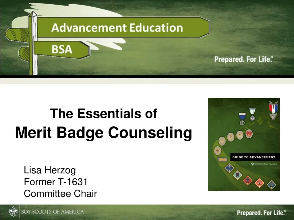the essentials of merit badge counseling