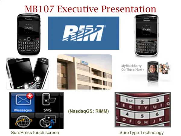 MB107 Executive Presentation