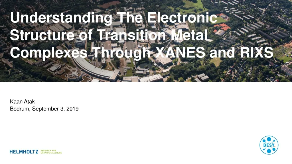 understanding the electronic structure of transition metal complexes through xanes and rixs