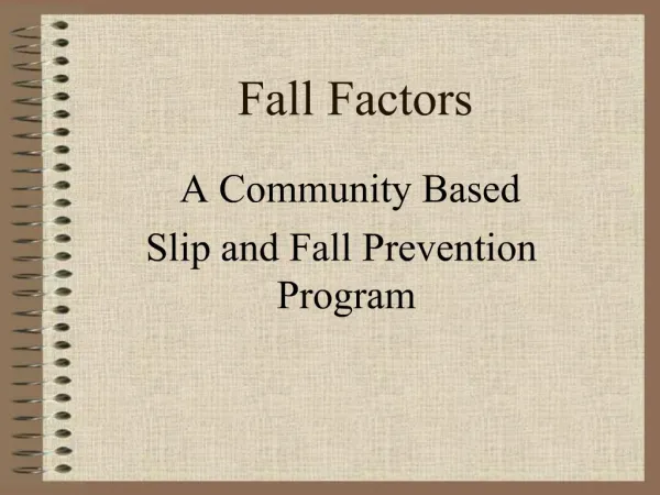 Fall Factors