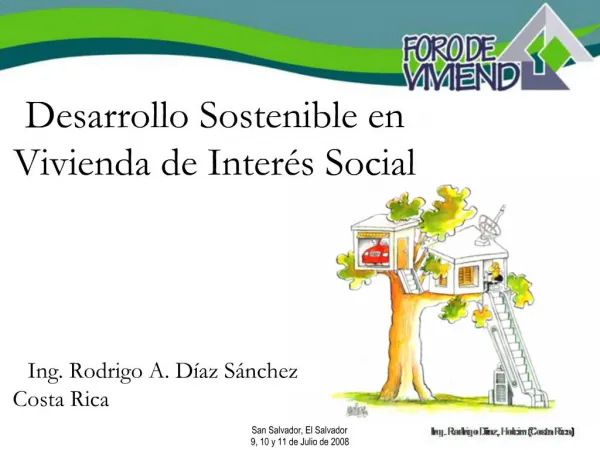 Desarrollo Sostenible en Vivienda de Inter s Social