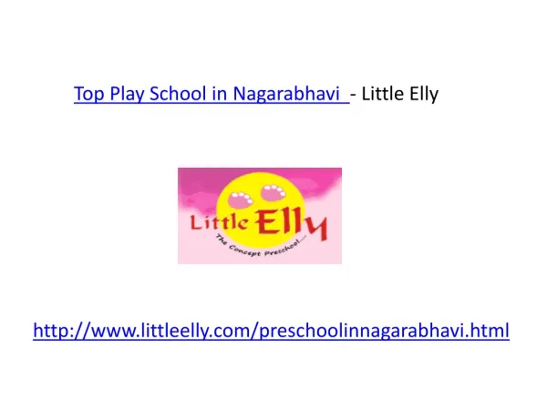 Top Preschool in Nagarabhavi