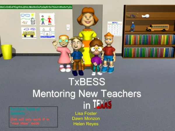 TxBESS Mentoring New Teachers in