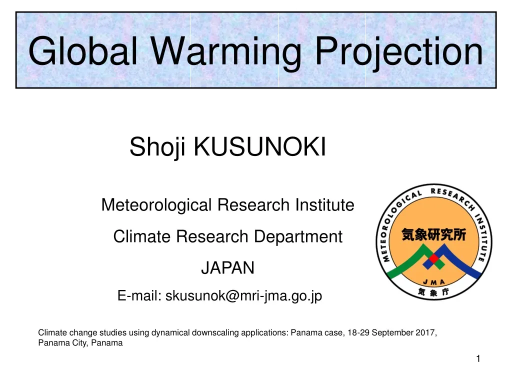 global warming projection