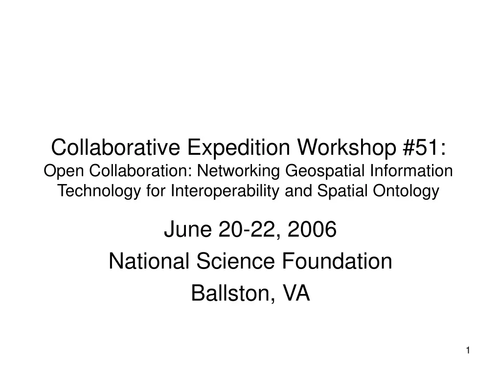 june 20 22 2006 national science foundation ballston va