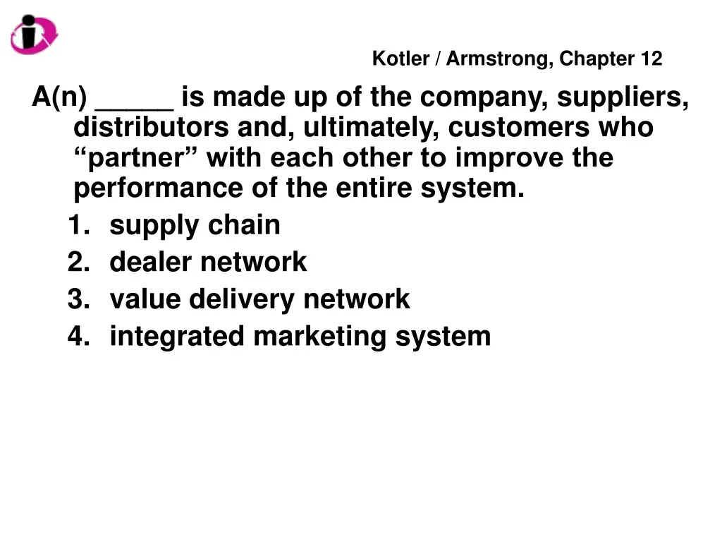 a n is made up of the company suppliers