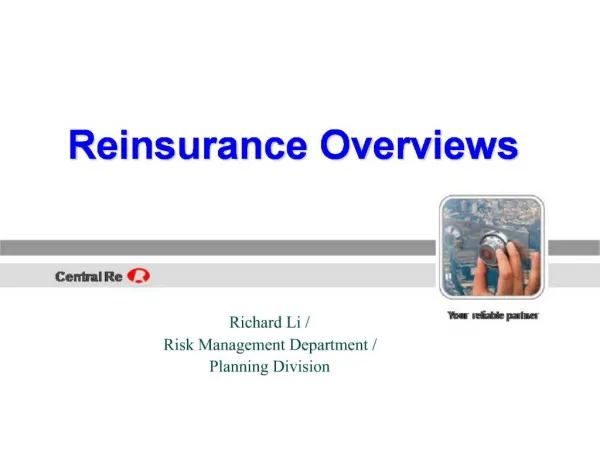 Reinsurance Overviews