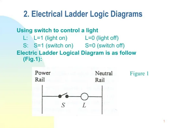 2. Electrical Ladder Logic Diagrams