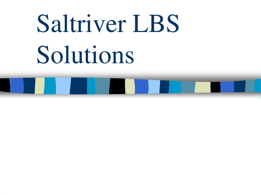 saltriver lbs solutions