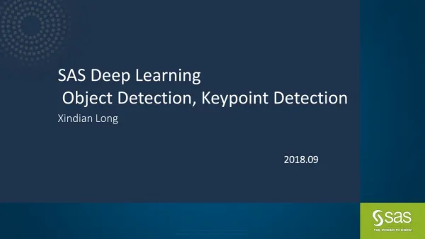 SAS Deep Learning Object Detection, Keypoint Detection