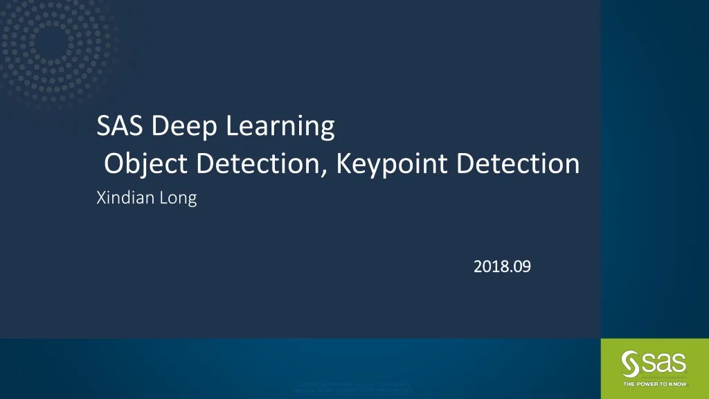 sas deep learning object detection keypoint detection