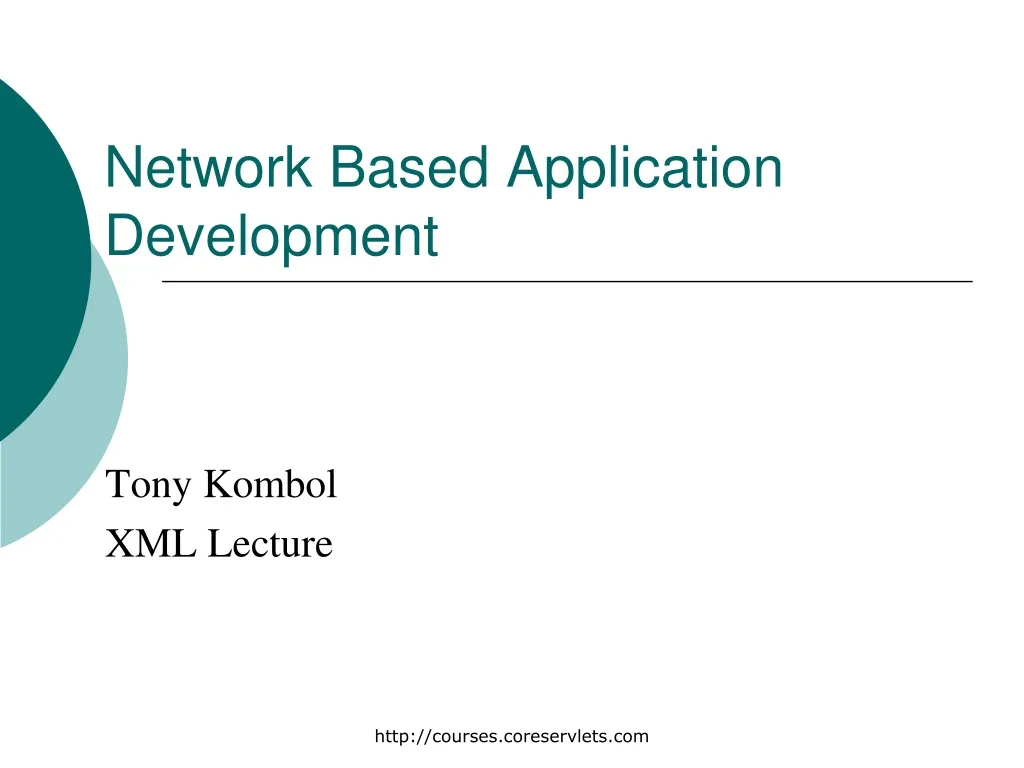 network based application development