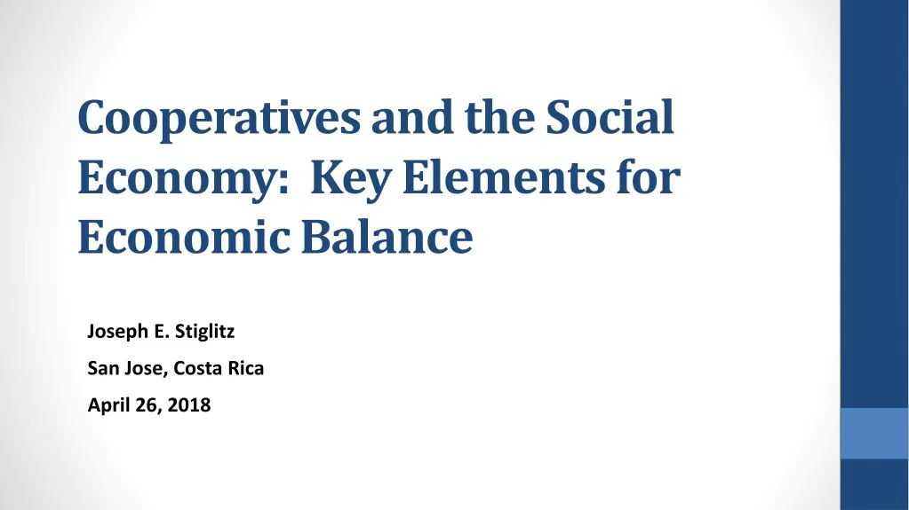 cooperatives and the social economy key elements for economic balance
