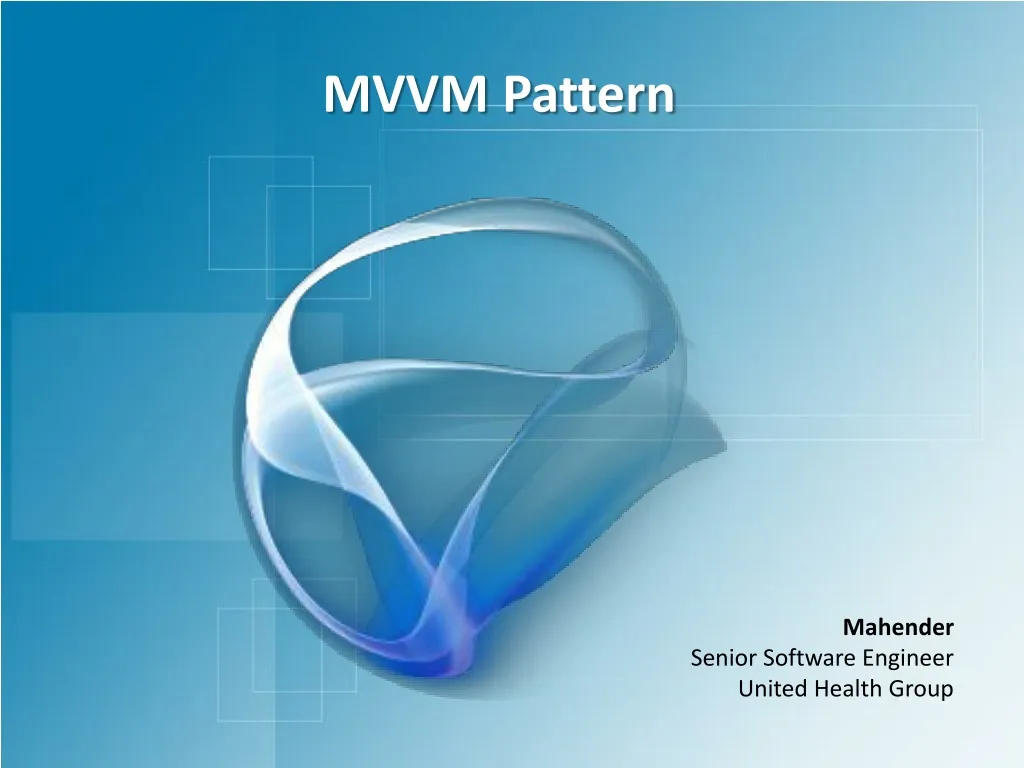 mvvm pattern