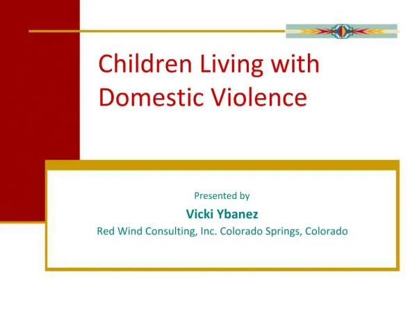 Children Living with Domestic Violence